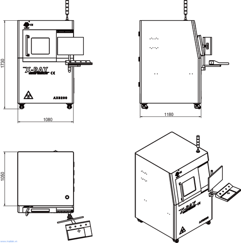 AX8200 Hệ thống kiểm tra Xray