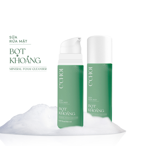 Sữa rửa mặt bọt khoáng C'Choi - Mineral Foam Cleanser