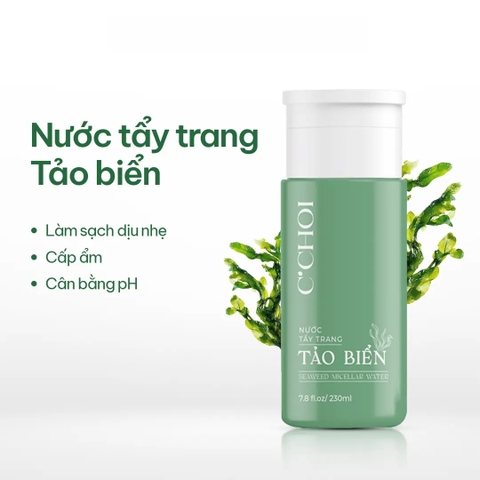 Nước tẩy trang tảo biển C'Choi - Seaweed Micellar Water