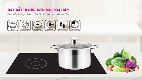 Bộ Nồi Chảo Inox Mutosi MC-347