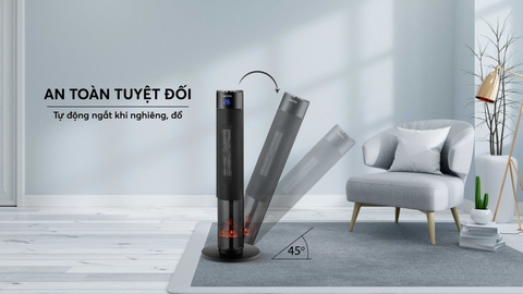 Quạt Sưởi Gốm Ceramic Mutosi MCH-2000L