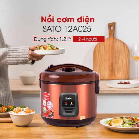 Nồi Cơm Điện SATO 12A025 1.2L