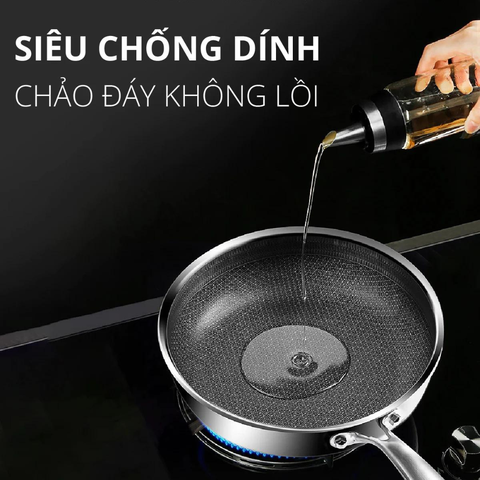 CHẢO CHỐNG DÍNH INOX BLACKCUBE SIZE 28CM MK251