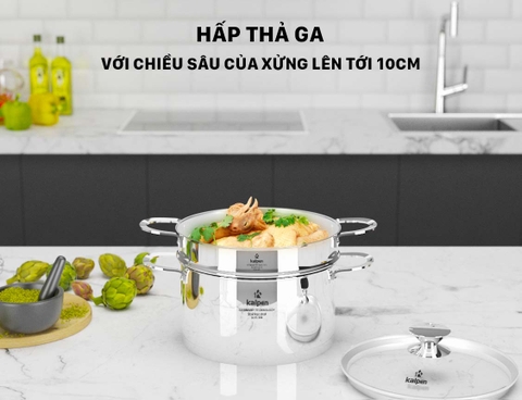 Xửng Hấp Inox 304 Thông Minh Kalpen