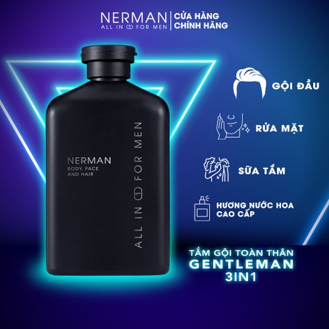Sữa Tắm 3 in 1 Nerman - Face, Body & Hair