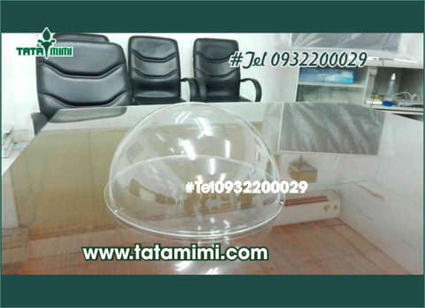 Chậu mica,hút mica trong thành chậu,bán cầu mica trong