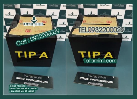 Sử dụng thùng tips mica kích thước 15*ngang20*sâu 15 cm