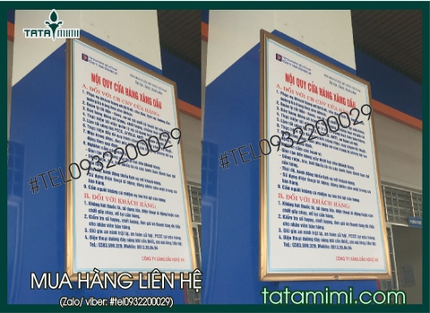 Biển nội quy treo tường được các cơ quan nhà nước chú trọng