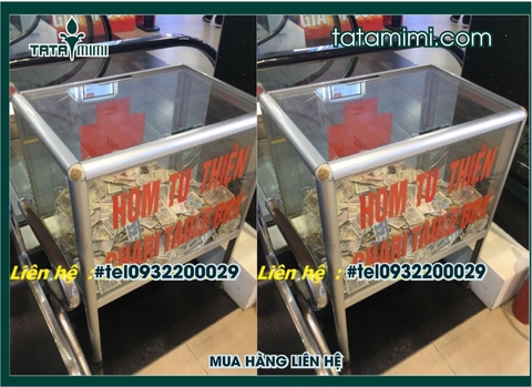 Thùng từ thiện với thiết kế gọn nhẹ