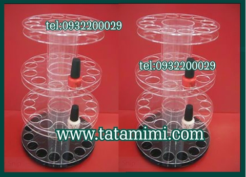 Kệ để nước sơn mica để được nhiều chia có đế xoay