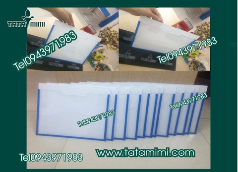 Kệ checklist treo tường A5 Ngang mica đài loan