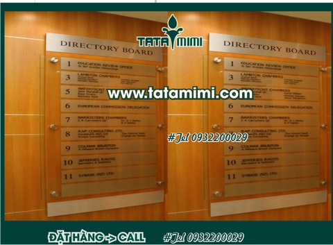 Biển chỉ dẫn Công ty chất lượng nhiều màu
