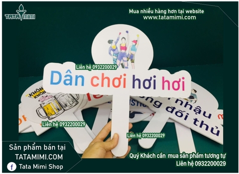Biển chụp ảnh – hashtag cầm tay