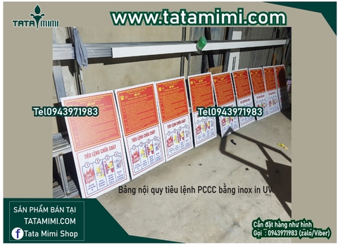 Biển nội quy- biển cấm có làm kích thước giống nhau không