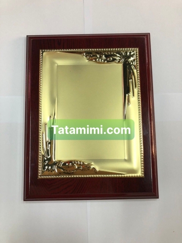 Khung vinh danh lưu niệm làm mica hay kết hợp gỗ