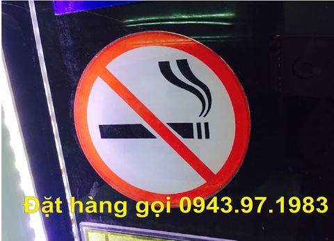 Làm biển no-smoking theo yêu cầu