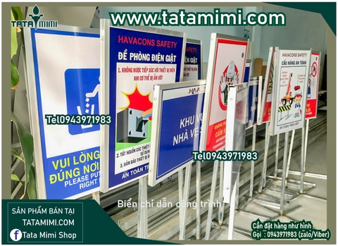 Biển cấm có chân hay gắn tường