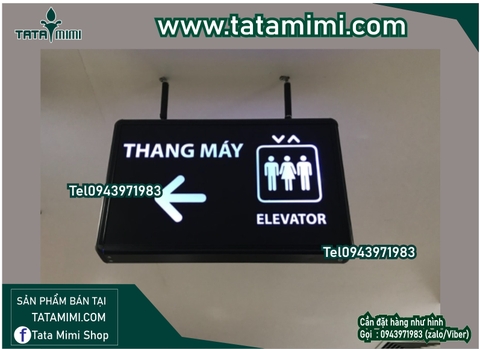 Biển thoát hiểm- biển lối đi-biển WC có led