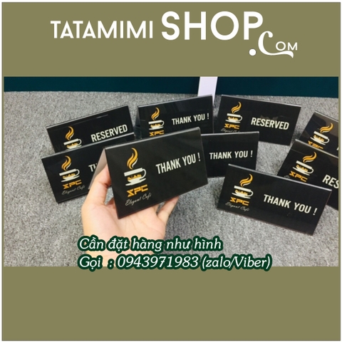Bảng đặt bàn uốn chữ A, chữ L
