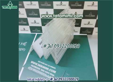Kệ để tên sản phẩm,kệ giá tiền bằng mica có độ dày khác nhau