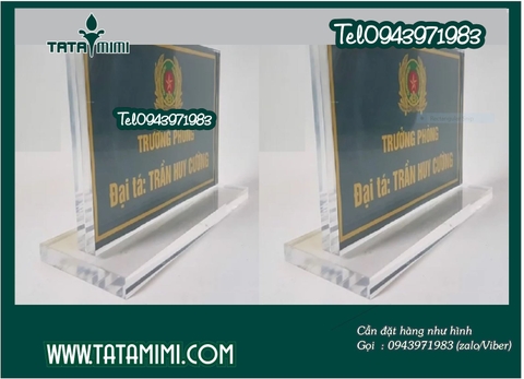 Mẫu biển chức danh đẹp và sang trọng