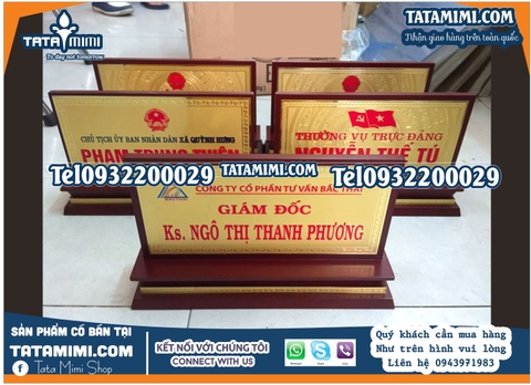 Biển Chức Danh Mica TATA MIMI: Đẳng Cấp và Sự Chuyên Nghiệp Cho Không Gian Làm Việc