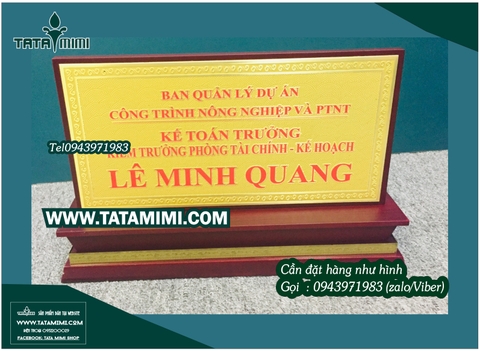 Bảng chức danh sang trọng