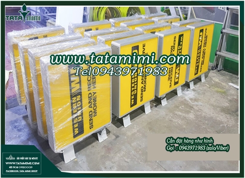 Biển hộp đèn màu sắc đẹp chắc chắn