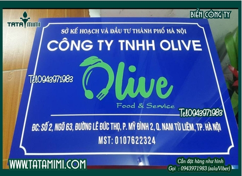 Làm biển công ty lấy nhanh