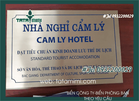 Các cách làm biển công ty bằng đồng khác nhau tùy theo yêu cầu của khách hàng