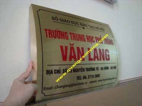 Sản xuất trực tiếp biển làm bằng đồng,inox ăn mòn