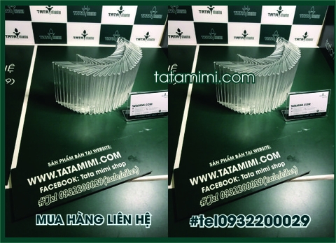Mica để giá tiền sản phẩm nhỏ nhắn