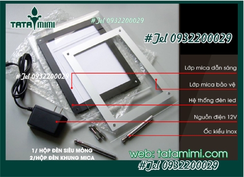 Biển hộp đèn led siêu mỏng-biển hộp đèn bắt mắt