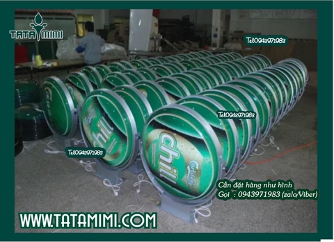 Biển hộp đèn hút nổi 2 mặt nội dung