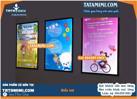 Biển led menu có viền màu nào
