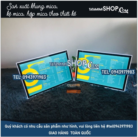 Biển menu led và thiết kế