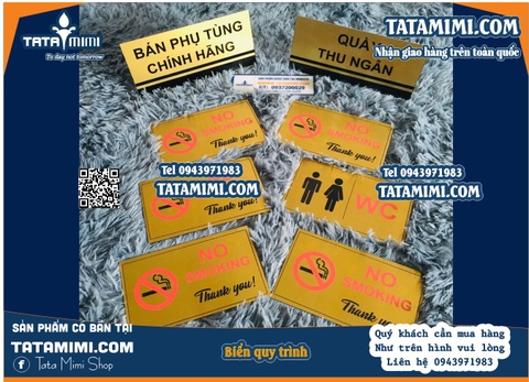 Biển No Smoking Mica từ TATA MIMI: Sự Cảnh Báo và Ý Thức Văn Hóa Tại Nơi Công Cộng