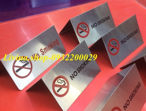 BIỂN NO SMOKING DUNG CHO VĂN PHÒNG,NHÀ HÀNG,KHÁCH SẠN VÀ CÁC NƠI CÔNG CỘNG