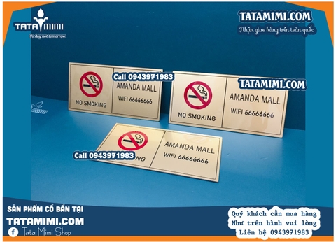 Biển No Smoking - Giải Pháp Hiệu Quả cho Không Gian Sạch Sẽ và An Toàn
