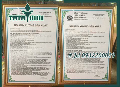 Các công ty cần có biển nội quy treo tường