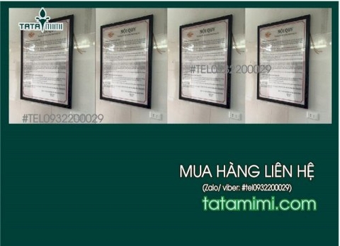 Biển nội quy cơ quan treo ngoài trời