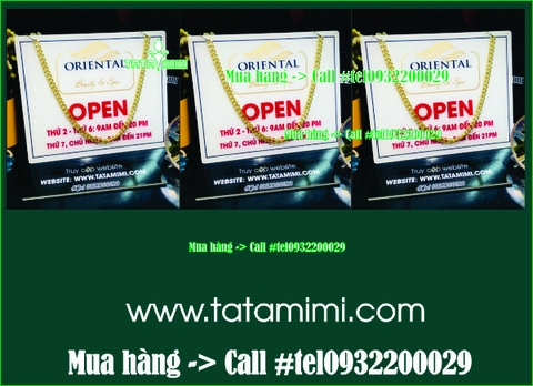 Biển open close bằng gỗ