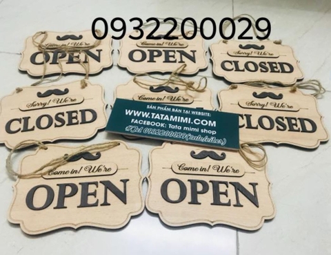 Biển open close phù hợp cho các cửa kính