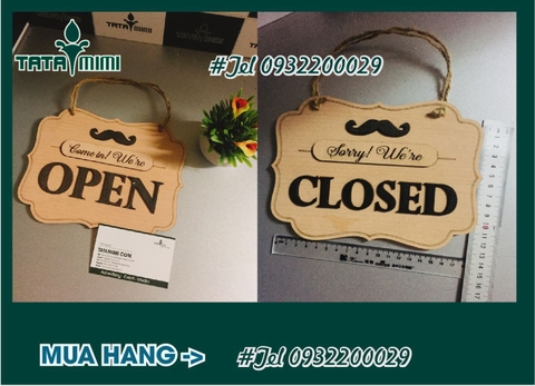 Làm biển hiệu-Địa chỉ bán biển closed open tin cậy