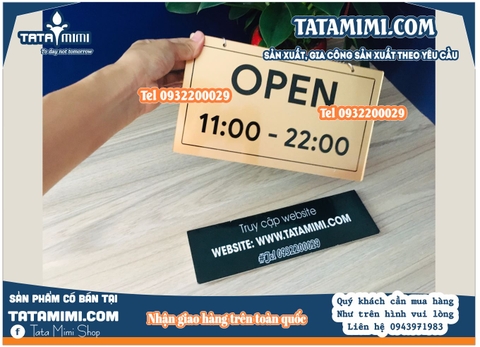 Biển opening time dây xích