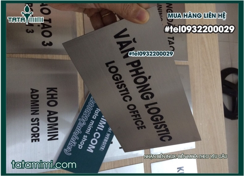 Biển hiệu phòng ban mica-biển phòng ban inox-biển phòng ban chất lượng