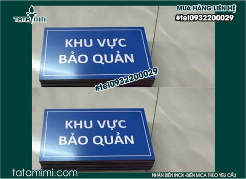 Những chiếc biển phòng ban bằng chất liệu mica đẹp