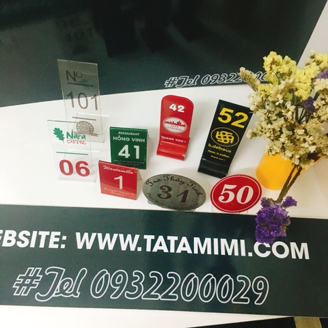 20 mẫu thẻ bàn trà sữa, cafe