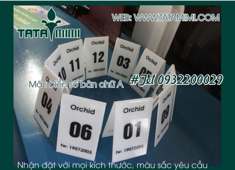 Kệ số để bàn nhiều màu sắc phong phú