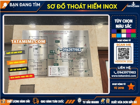 In Ấn Biển Phòng Cháy Chữa Cháy Theo Tiêu Chuẩn PCCC – Gia Công Nhanh, Độ Bền Cao
